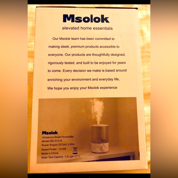 Msolok Humidifier - Picture 3 of 9
